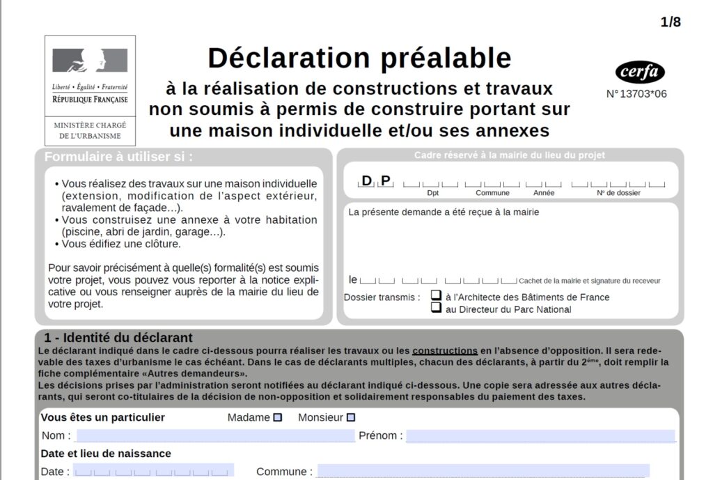 déclaration préalable de travaux à marseille